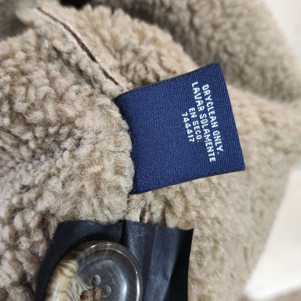 St. Johns Bay Woman's XL Brown Suede Shearling Collar Jacket - Picture 8 of 8